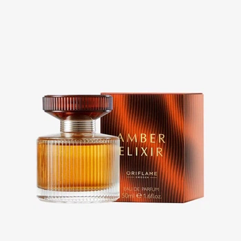 Парфюмированная вода Amber Elixir Эмбер Эликсир Oriflame 50 мл древесный пудровый восточный густой аромат