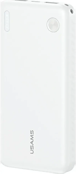 Powerbank USAMS PB83 20000mAh 20W 2xUSB-A 1xUSB-C White (6958444995212)