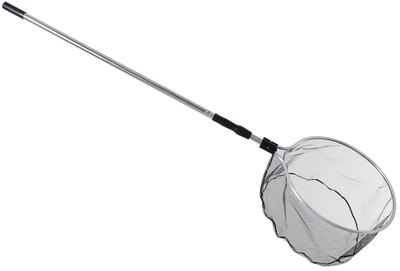 Сачок AquaNova Alu-Round телескопический алюминиевый для водоемов 45 см (NET-18-ALU-ROUND)