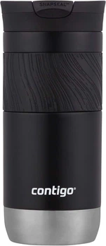 Термочашка Contigo Byron SNAPSEAL 470 мл Licorice черная матовая