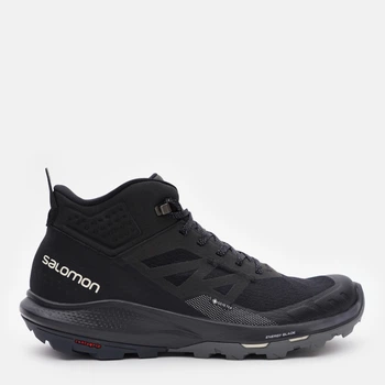 Мужские демисезонные ботинки для туризма с Gore-Tex Salomon Outpulse Mid Gtx L41588800 41.5 (8US) 26 см Черные (193128930455)