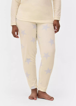 Низ пижамы женский Primark Microfleece Pyjama L Пижамные штаны Бежевый (8318)