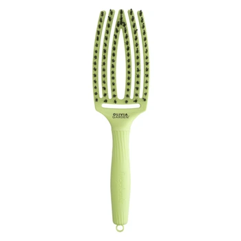Щетка для укладки Olivia Garden Finger Brush Iconic Green Pistachio LE