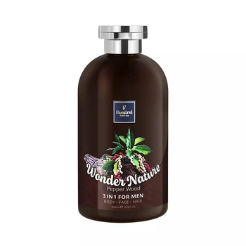 Гель-шампунь для мужчин 3 в 1 Древесный Перец Famirel Wonder Nature Pepper Wood 500 мл