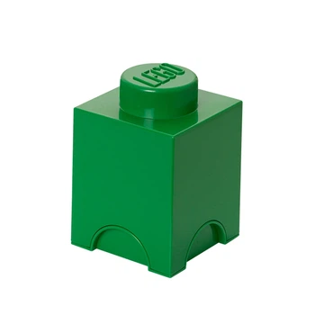 Бокс для зберігання Цеглинка LEGO® 1 зелений (40011734)