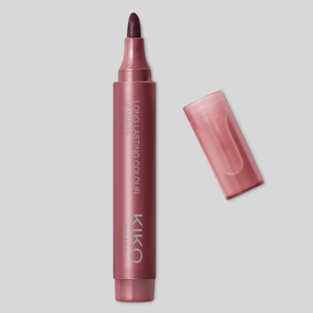 Стойкий цветной маркер тинт для губ KIKO Milano long lasting colour lip marker107 слива 2.5г.