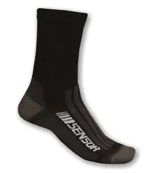 Термошкарпетки чоловічі трекінгові Sensor Treking Merino SU41TM-black-grey-9-11 43-46 р чорні з сірим