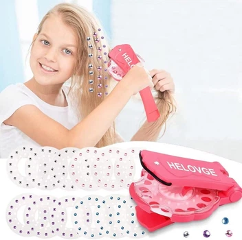 Набор для украшения волос стразами Hair Bedazzler, 180 кристаллов