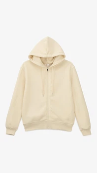 Толстовка однотонная женская On me onme-100 3XL Сливочный shop (2000999362781)