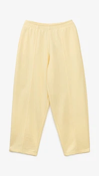 Спортивні штани Baggy однотонні жіночі On me Onme-109-K L Лимонний shop (2000999362989)