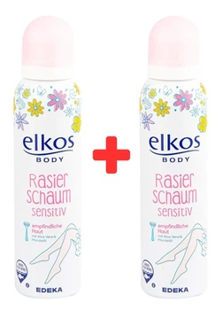 Піна для гоління жіноча Elkos Rasier Schaum Sensitiv 150 мл + 150 мл у подарунок