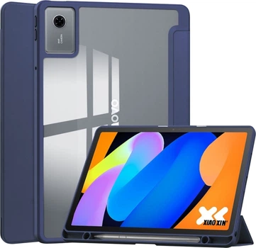 Чохол для планшета Lenovo Idea Tab/K11 (2nd Gen) TB336/Xiaoxin Pad (2025) 11" BeCover Soft Edge TPU з кріпленням для стилуса Deep Blue (BC_714715)