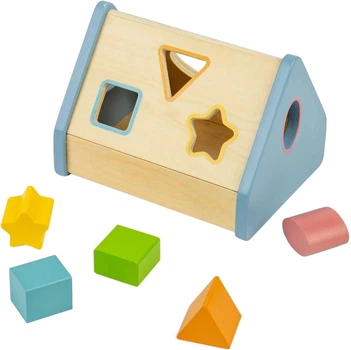 Сортер Bigjigs Дерев’яний будиночок 5 елементів (0691621850657)