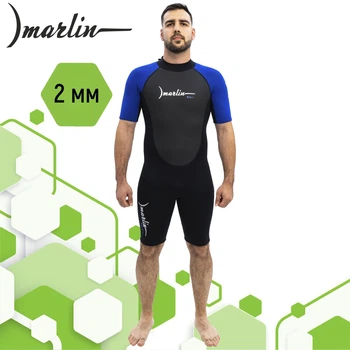 Гідрокостюм для серфінгу Marlin BALI SHORTY MAN 2 мм blue/black M