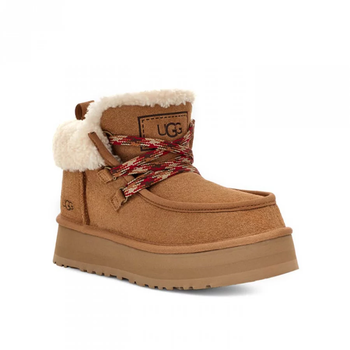 Жіночі уггі Платформа Жіночі Замша Помаранчеві UGG Funkarra Platform Chestnut (37, помаранчевий)