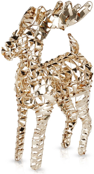 Świecąca figurka Home Styling Collection 839508 Renifer 50 LED 37 cm Złoty (8721037066129)