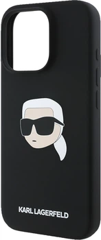 Etui plecki Karl Lagerfeld Karl Head na Apple iPhone 16 Pro Max z MagSafe Czarne (3666339319670)
