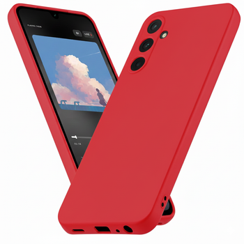 Чохол Fiji Full Soft Premium для Samsung Galaxy A25/A25 5G (A256) протиударний бампер з мікрофіброю Red