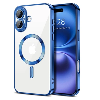 Чохол Fiji Chrome для Apple iPhone 16 з MagSafe та захистом камер Blue