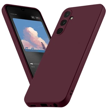 Чехол Fiji Full Soft Premium для Samsung Galaxy A05s (A057) противоударный бампер с микрофиброй Bordo
