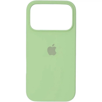 Чехол Fiji Silicone Case для Apple iPhone 17 Pro Max бампер накладка Soft Touch с микрофиброй Avocado