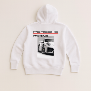 Чоловіче худі з принтом Porsche Motorsport, Білий, XL