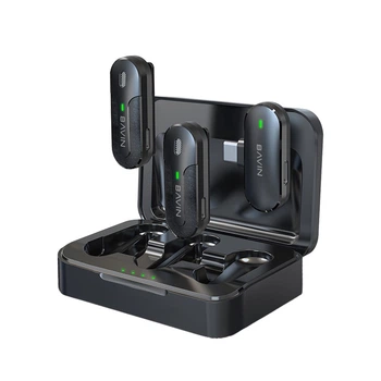 Петличный микрофон беспроводной BAVIN MP-102 Type-C Black