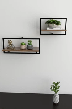 Комплект настенных полок в стиле лофт EcoLoft Кадро DSP-1288-8 Ливорно
