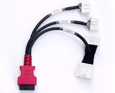 Диагностический переходник Tesla Model 3 / Y / S / X с 3 в 1 OBD2 12/20/26 pin для сканера диагностики к авто Tesla (12/20/26 -> 16 pin) Черный