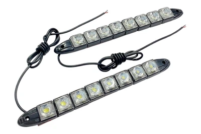 Дневные ходовые огни для авто дополнительное освещение 8 LED светодиодов