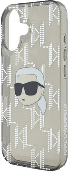 Etui plecki Karl Lagerfeld Karl Head na Apple iPhone 16 Czarne (3666339319762)