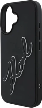 Etui plecki Karl Lagerfeld na Apple iPhone 16 Czarne (3666339319922)