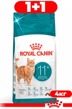 Сухой корм Royal Canin 11+ для стареющих кошек в возрасте от 12 лет 4кг
