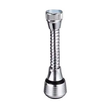 Насадка на кран з подовжувачем, поворотний аератор для кухні ванної Semi Rotary Aerator, Хром два режими
