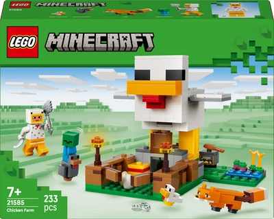 Zestaw klocków LEGO Minecraft Farma kurczaków 233 elementy (21585)