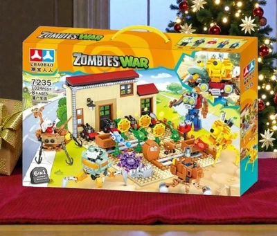 Детский конструктор Plants vs Zombies мега упаковка CHAOBAO игрушка Растения против Зомби фигурки (7019К)