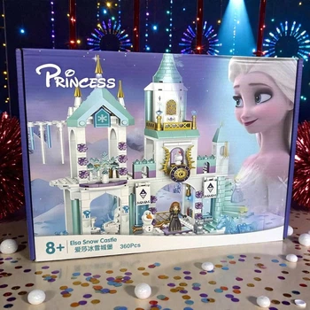 Дитячий конструктор палац Холодне Серце Frozen крижаний замок принцеса Ельза для дівчаток (7092)