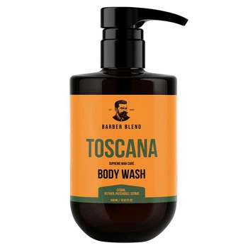 Гель для душа Barber Blend Toscana для мужчин с древесно-цитрусовым ароматом, 500 мл