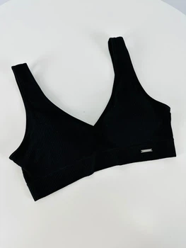 Базовий топ 122 Рубчик 3XL/4XL Чорний
