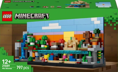 Zestaw klocków LEGO Minecraft Minibiomy 797 elementów (21589)