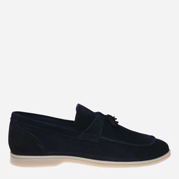 Чоловічі лофери замшеві Prime Shoes 11-469-50281 44 29 см Сині (2000000158938)
