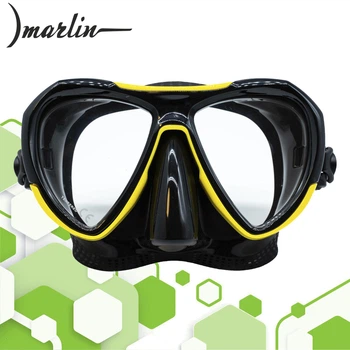 Маска для дайвинга Marlin DIAMOND black/yellow