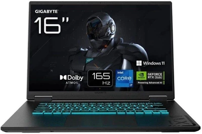 Ноутбук GIGABYTE GAMING A16 CWH Black Steel (CWHI3CZ894SH)
