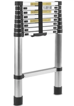 Алюминиевая телескопическая лестница-трансформер Stanley, высота 2.6 м
