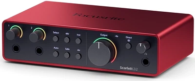 Аудиоинтерфейс Focusrite Scarlett 2i2 4th Gen (234619) – фото