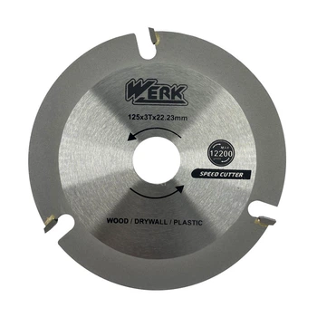 Диск універсальний по дереву для КШМ 125 x 3T x 22.23mm Werk