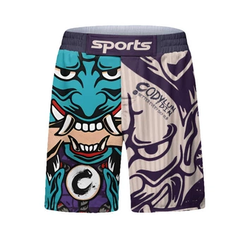 Шорты (Fight Shorts) Wristlock Enthusiast мужские для занятий спортом (MMA кикбоксинг тайский бокс борьба спорзал бег) - L