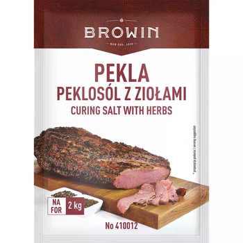 Соль Browin Pekla для засолки с травами, 67 г на 2 кг мяса
