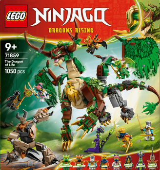Zestaw klocków LEGO Ninjago Smok życia 1050 elementów (71859)