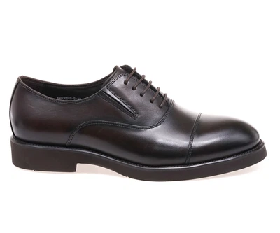 Туфлі комфорт чоловічі Arees Meniwa AM80688N-5-19/BROWN LEATHER 44 Шоколадний